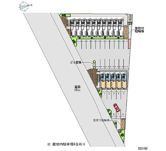 ★手数料０円★東近江市中野町　月極駐車場（LP）